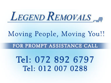 Legend Removals - Legend Furniture Removals is a family owned furniture removals company based in Pretoria, specialising in household removals, furniture transportation, office removals and relocation services across South Africa. 